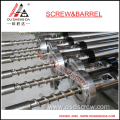 Bimetallic vented Single Screw Barrel for recycling PVC granules masterbach pelletizing